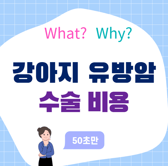 강아지 유방암 수술비용, 얼마인지 정확히 알아보자 대표 이미지